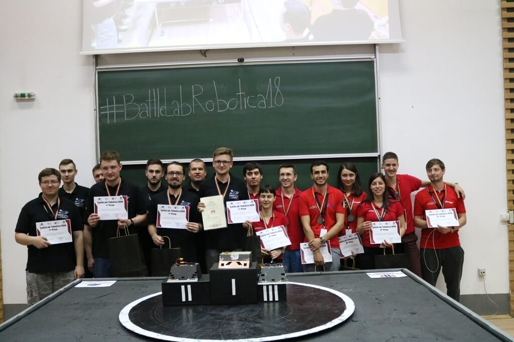 Studenci wydziału mechanicznego na zawodach SumoMasters w Cluj Napocca w Rumunii