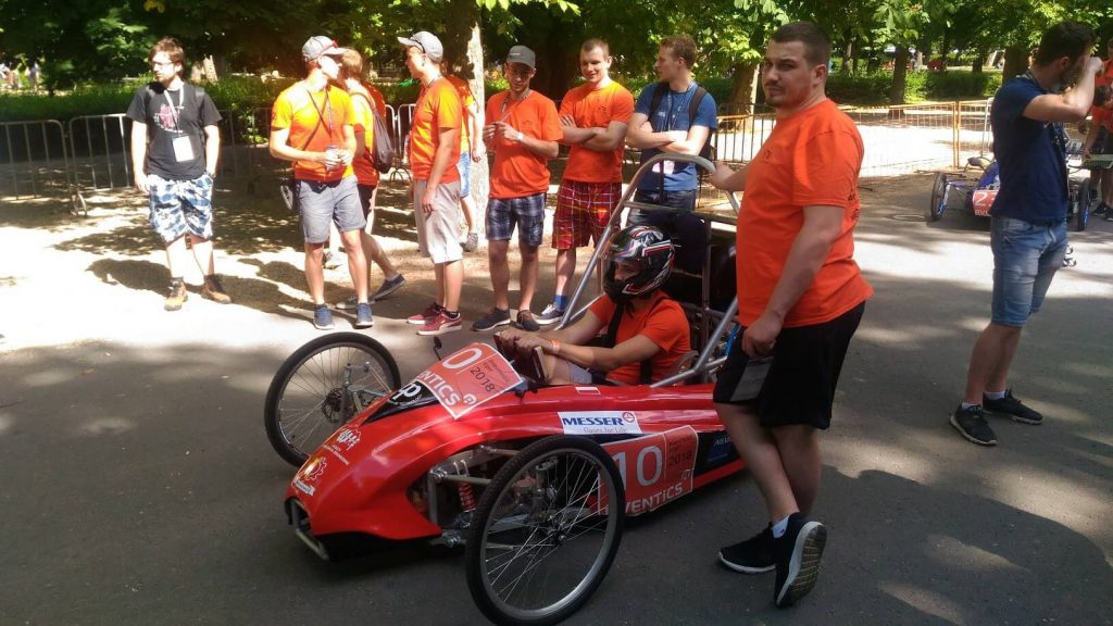 Reprezentanci Wydziału Mechanicznego na International Aventics Pneumobile Competition 2018