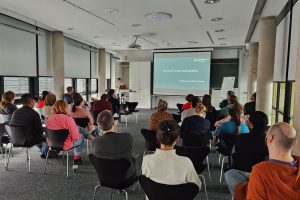Dr hab. inż. Izabela Zgłobicka na seminarium instytutu Max’a Planck’a w Poczdamie