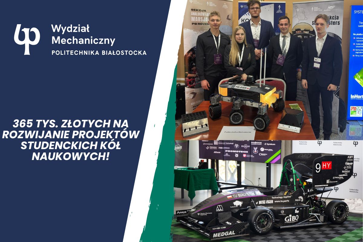 365 tys. złotych na rozwijanie projektów studenckich kół naukowych!