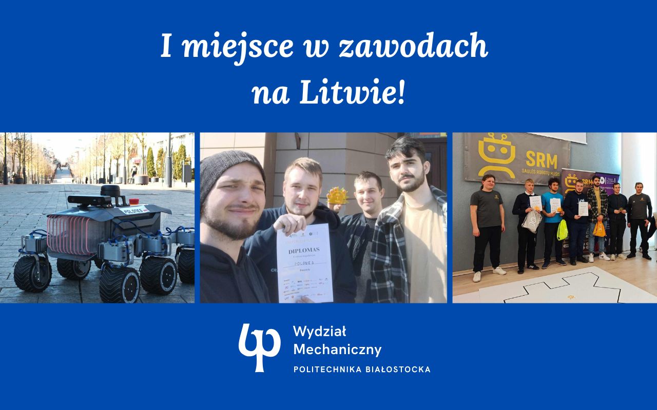 I miejsce w zawodach na Litwie