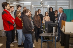 17.12.2024 uczniowie z I LO z Białegostoku na Wydziale Mechanicznym