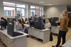 17.12.2024 uczniowie z I LO z Białegostoku na Wydziale Mechanicznym