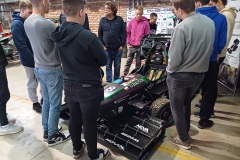 19.02.2024 Wizyta uczniów na Wydziale Mechaniczny PB, fot. Paweł Nowik WMPB