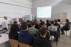 19.02.2024 Wizyta uczniów na Wydziale Mechaniczny PB, fot. Paweł Nowik WMPB