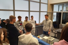 29.11.2023 Wizyta uczniów z ZST w Czartajewie na Wydziale Mechanicznym PB