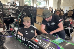 Studenci Cerber Motorsport z bolidem na zawodach Formula Student Austria 2025