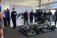 Studenci Cerber Motorsport z bolidem na zawodach Formula Student Austria 2025
