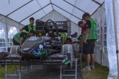 Studenci Cerber Motorsport z bolidem na zawodach Formula Student Austria 2025
