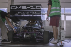 Studenci Cerber Motorsport z bolidem na zawodach Formula Student Austria 2025