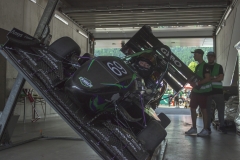 Studenci Cerber Motorsport z bolidem na zawodach Formula Student Austria 2025