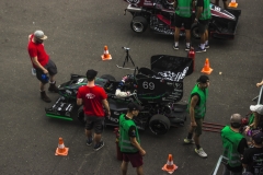 Studenci Cerber Motorsport z bolidem na zawodach Formula Student Austria 2025