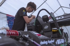 Studenci Cerber Motorsport z bolidem na zawodach Formula Student Austria 2025