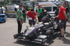 Bolid CMS-09 na zawodach ze studentami