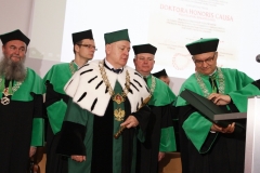 Prof. Janusz Krzysztof Kowal otrzymał tytuł Doktora Honoris Causa Politechniki Białostockiej. Uroczystość odbyła się 12 kwietnia 2018 r.