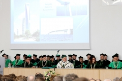 Prof. Janusz Krzysztof Kowal otrzymał tytuł Doktora Honoris Causa Politechniki Białostockiej. Uroczystość odbyła się 12 kwietnia 2018 r.
