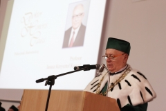 Prof. Janusz Krzysztof Kowal otrzymał tytuł Doktora Honoris Causa Politechniki Białostockiej. Uroczystość odbyła się 12 kwietnia 2018 r.