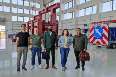 Doktoranci podczas wizyty na Wydziale Mechanicznym i Budownictwa i Nauk o Środowisku PB