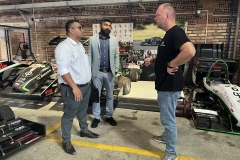 Doktoranci podczas wizyty na Wydziale Mechanicznym i Budownictwa i Nauk o Środowisku PB