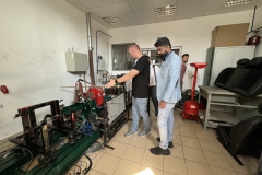 Doktoranci podczas wizyty na Wydziale Mechanicznym i Budownictwa i Nauk o Środowisku PB