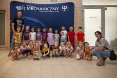 Dzieci z PS nr 2 z Białegostoku na Wydziale Mechanicznym, fot. Paweł Nowik WMPB
