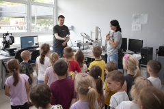 Dzieci z PS nr 2 z Białegostoku na Wydziale Mechanicznym, fot. Paweł Nowik WMPB