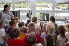 Dzieci z PS nr 2 z Białegostoku na Wydziale Mechanicznym, fot. Paweł Nowik WMPB