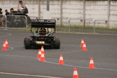 students with the CMS-08 car at FS Czech Republic
