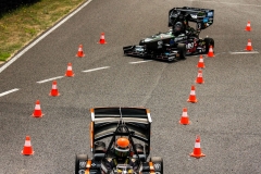 students with the CMS-08 car at FS Czech Republic