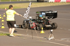 students with the CMS-08 car at FS Czech Republic