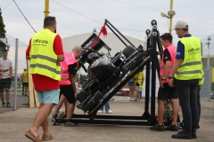 Bolid CMS-08 oraz studenci na zawodach FS Romania