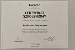 Certyfikat ze szkolenia