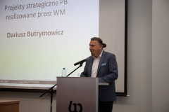 Konferencja „Nowoczesne technologie na biznesowej ścieżce rozwoju” w dn. 29.09.2021 r. na Politechnice Białostockiej, fot. P. Nowik