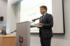 Konferencja „Nowoczesne technologie na biznesowej ścieżce rozwoju” w dn. 29.09.2021 r. na Politechnice Białostockiej, fot. G. Kościuk