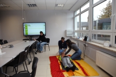 studenci na kursie Pierwszej Pomocy Przedmedycznej