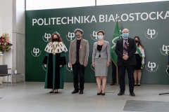 Uroczystość wręczenia odznaczeń państwowych pracownikom Politechniki Białostockiej 24.06.2021 r., fot. G. Kościuk