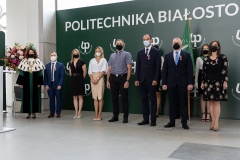 Uroczystość wręczenia odznaczeń państwowych pracownikom Politechniki Białostockiej 24.06.2021 r., fot. G. Kościuk