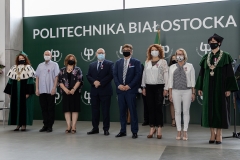 Uroczystość wręczenia odznaczeń państwowych pracownikom Politechniki Białostockiej 24.06.2021 r., fot. G. Kościuk-37