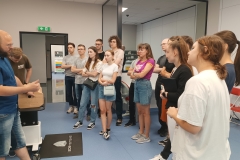 Studenci inżynierii biomedycznej w Centrum Symulacji Medycznych