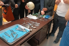 Wizyta studyjna studentów inżynierii biomedycznej w Klinice Chirurgii Szczękowej UMB