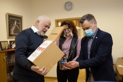 Rektor PB dr hab. inż. Marta Kosior-Kazberuk, prof. PB i Prodziekan ds. Rozwoju i Współpracy dr hab. inż. Łukasz Derpeński