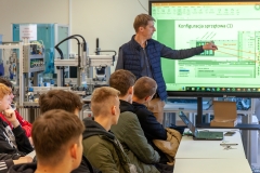 Wycieczka uczniów z Zespołu Szkół Mechaniczno-Elektrycznych w Ełku